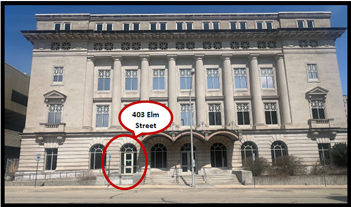 TEMP Entrence for Courthouse