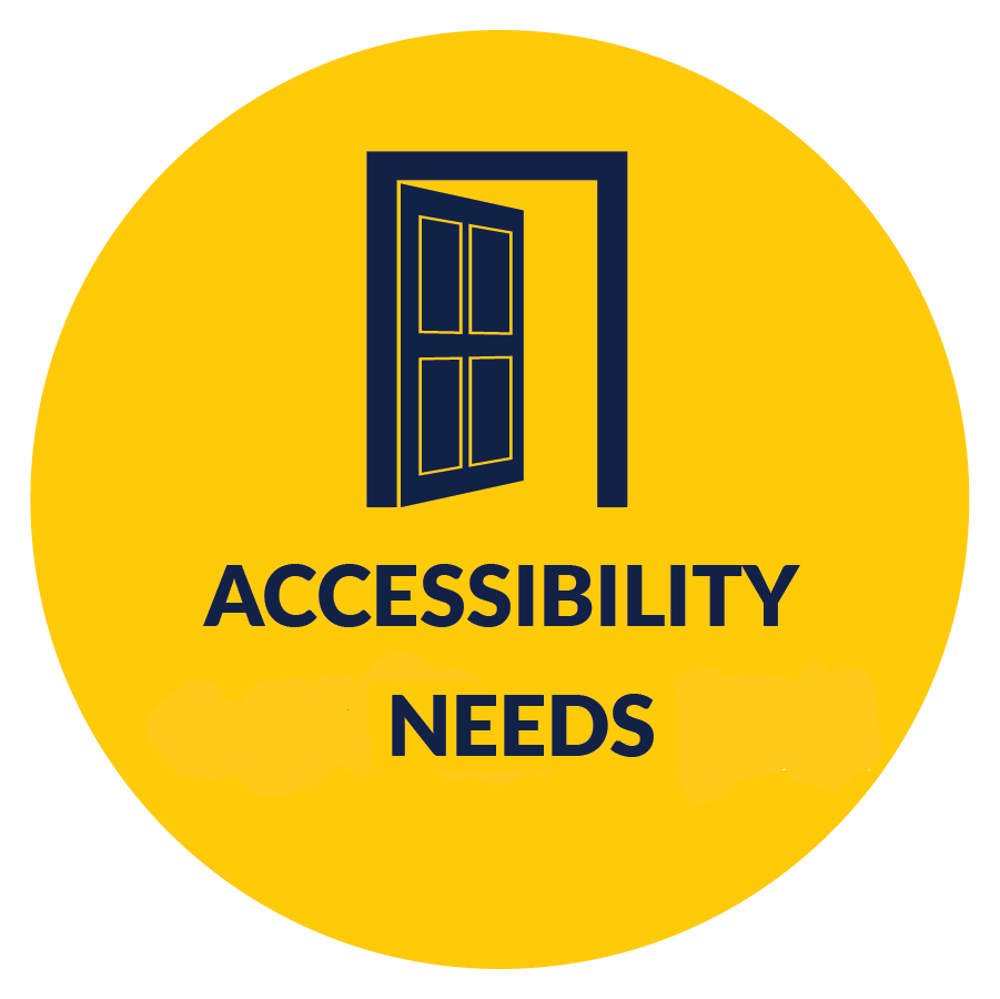 Accessiblity needs button