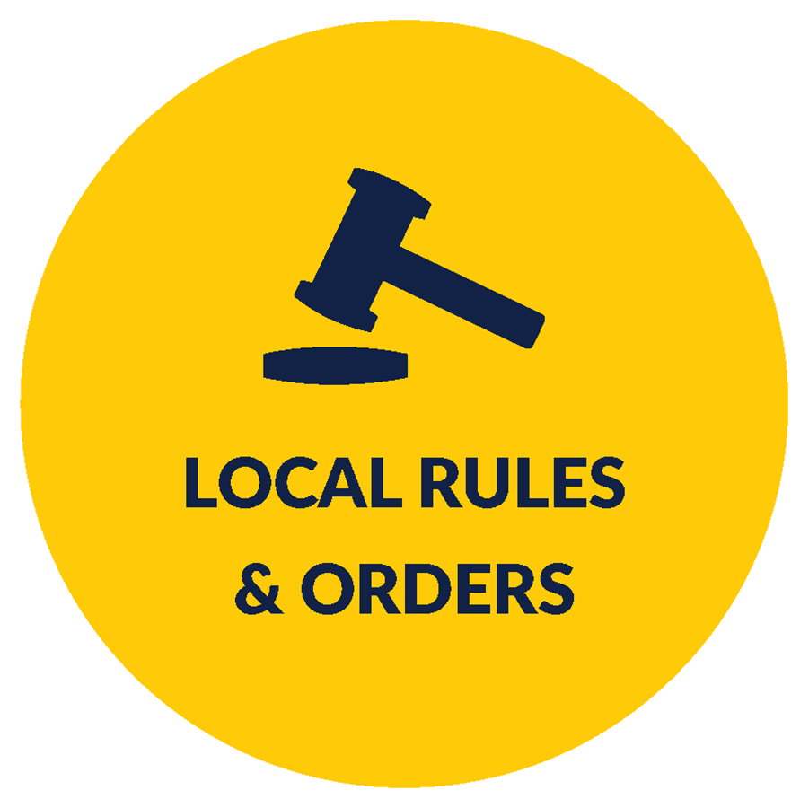 Local rules & orders button